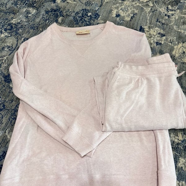 Papinelle Lounge Set Size XL Pink Pajama Lounge