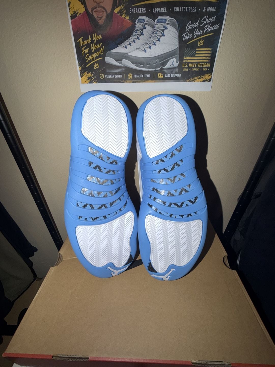 Air Jordan 12 Retro “White University Blue Melo” 4