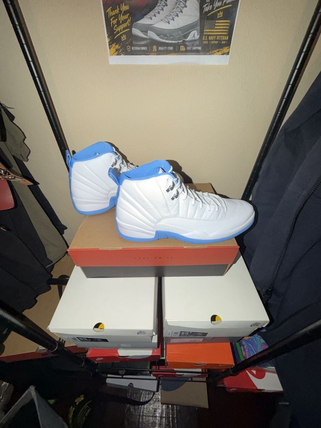 Air Jordan 12 Retro “White University Blue Melo” 6