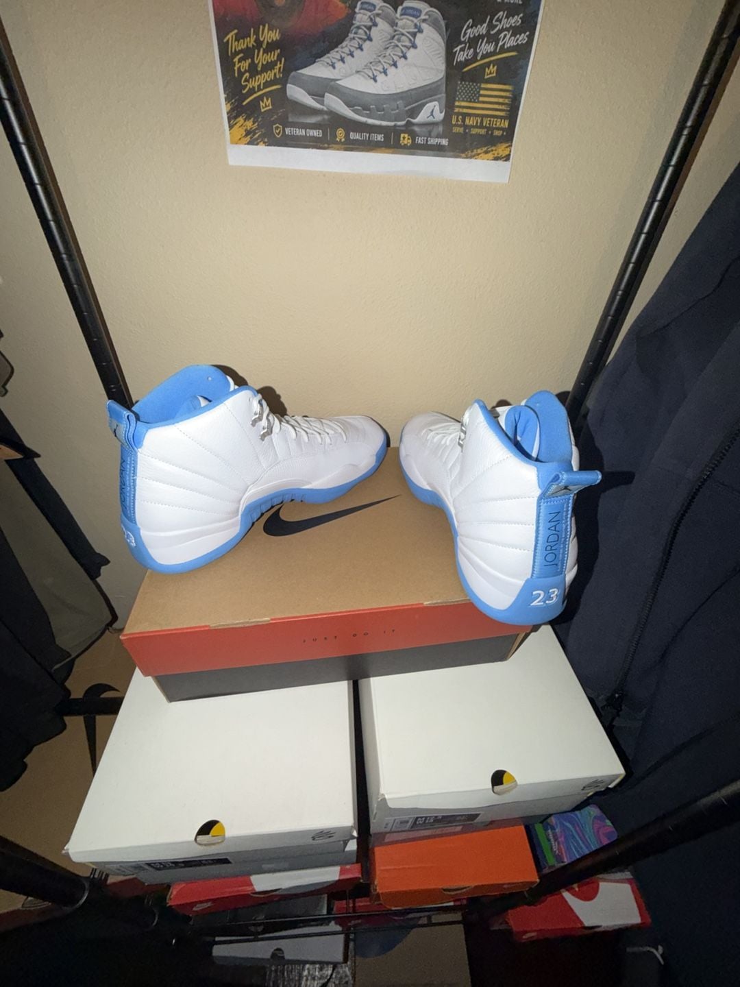 Air Jordan 12 Retro “White University Blue Melo” 7
