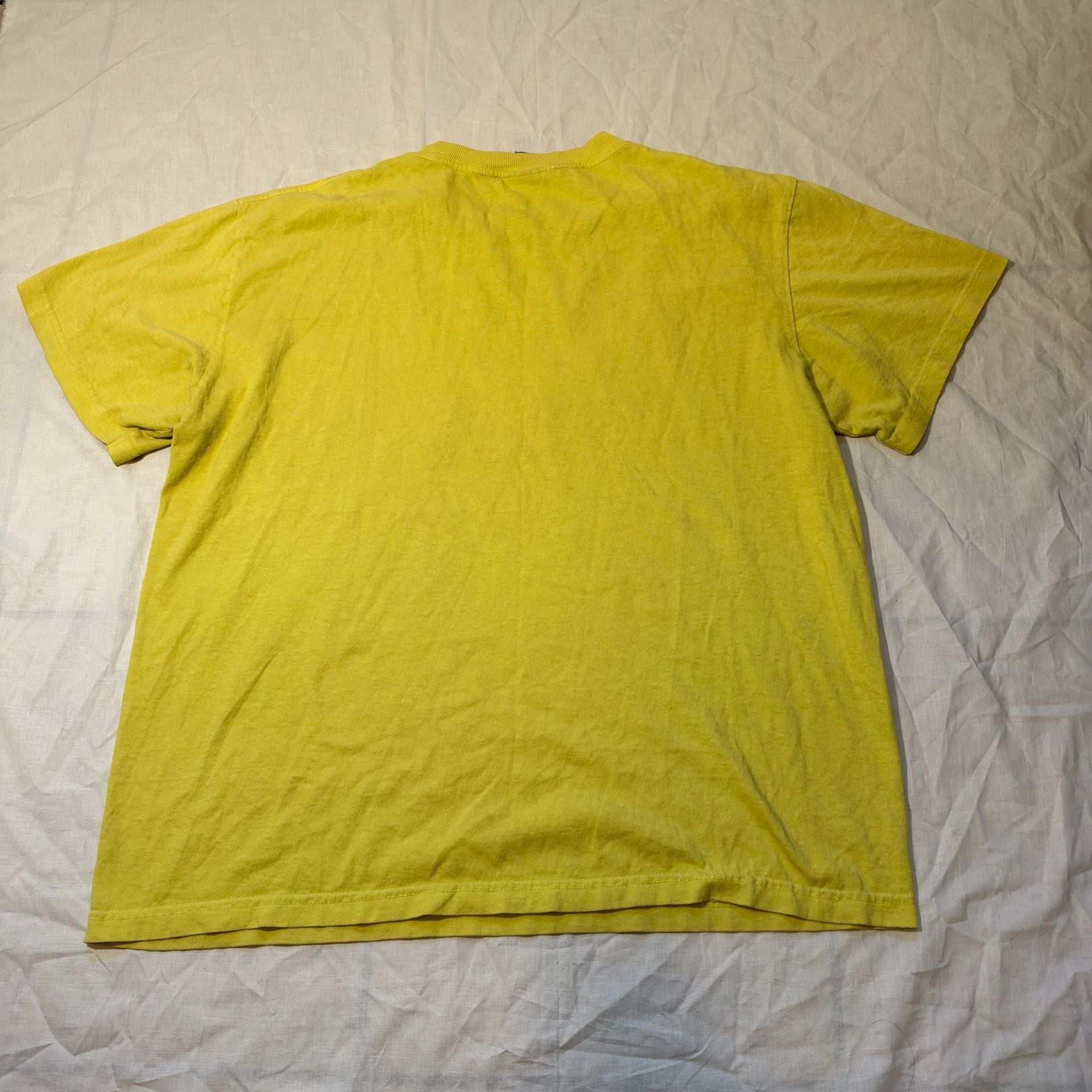 Awake NY Graffiti Logo T-Shirt Size L Yellow 9