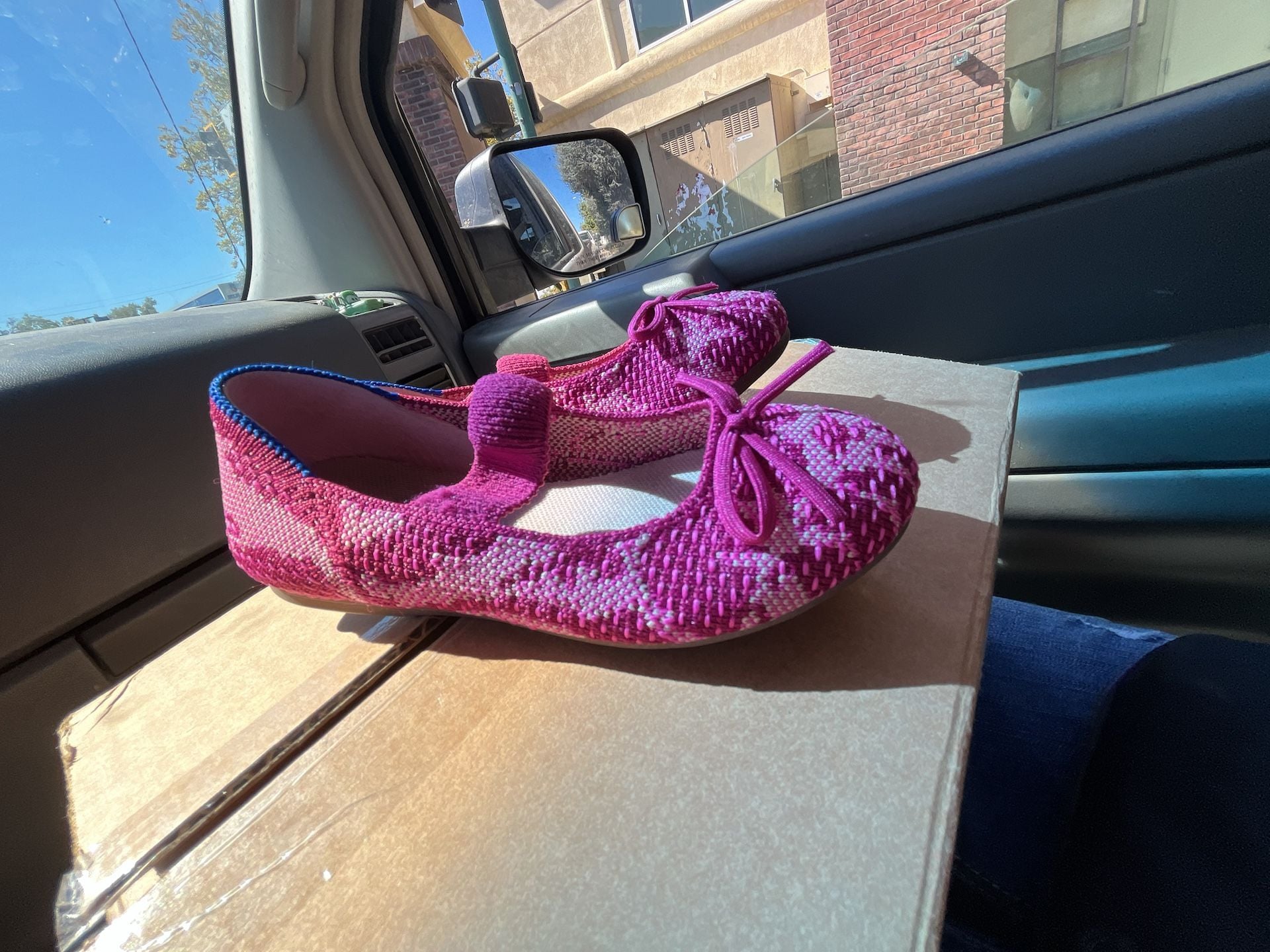 Rothy's Kids The Kids Big Bow Mary Jane Size 11 Pink 4