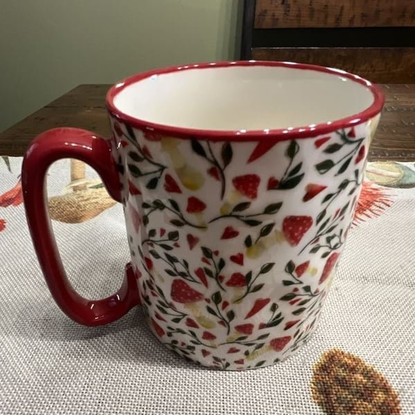 10 Strawberry Street Bella Mushroom Coffee Mug