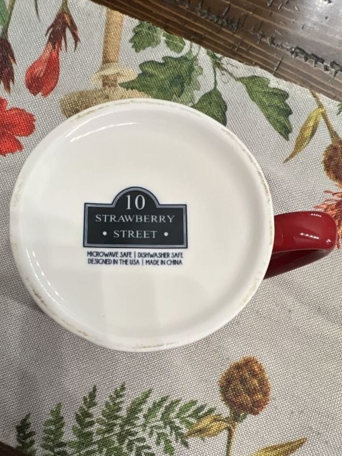 10 Strawberry Street Bella Mushroom Coffee Mug 3