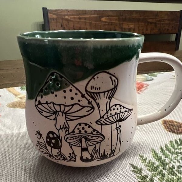Spectrum Designz Mushroom Ceramic Coffee Mug