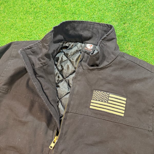 Rothco Tactical Canvas Jacket Size L US Flag