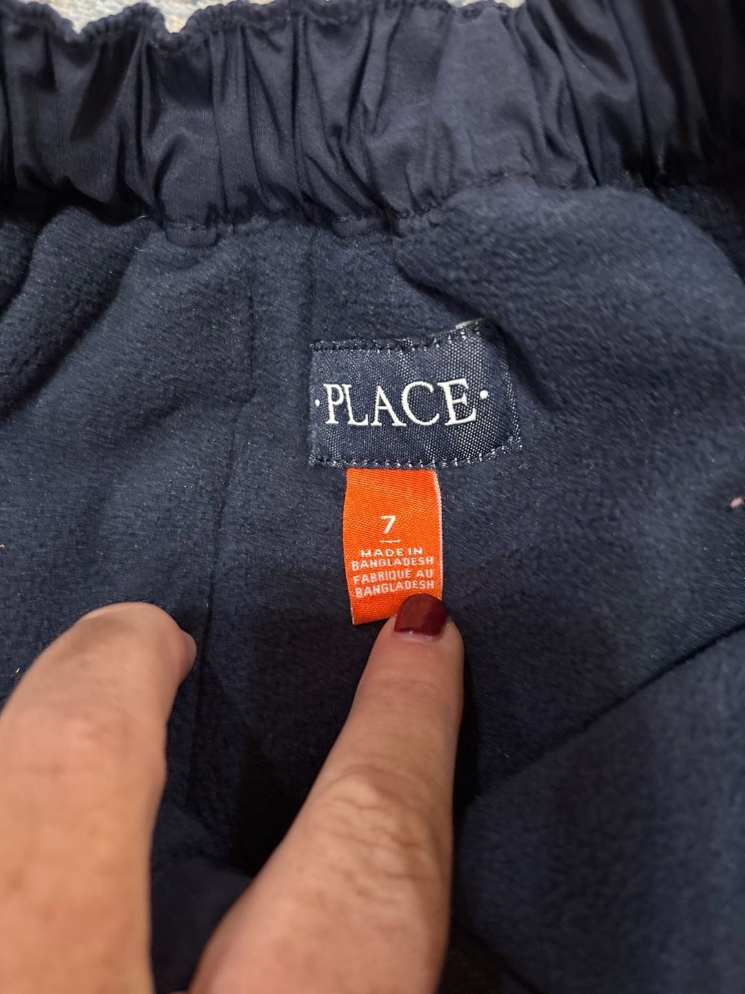 The Children's Place Snow Pants Size 7 Navy 4