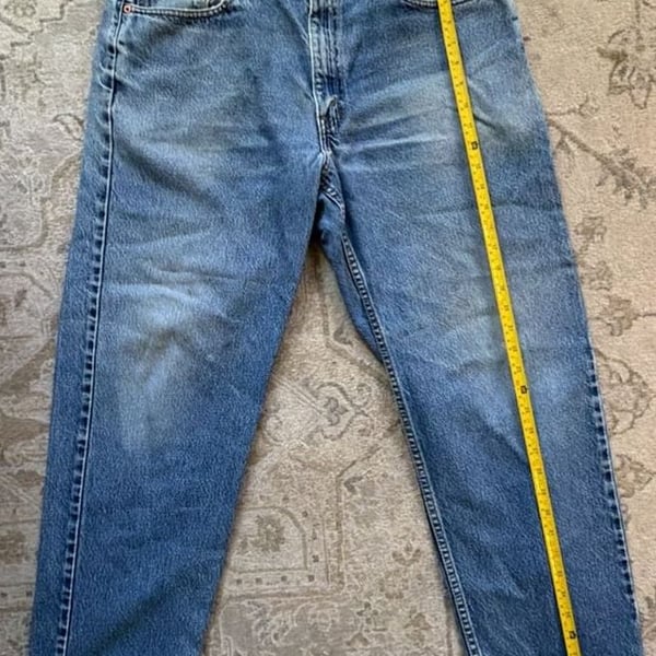 Levi's 550 Relaxed Fit Size W36 L30 Blue Denim Jeans