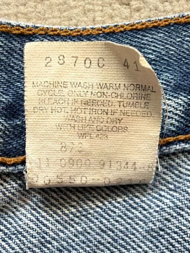 Levi's 550 Relaxed Fit Size W36 L30 Blue Denim Jeans 7