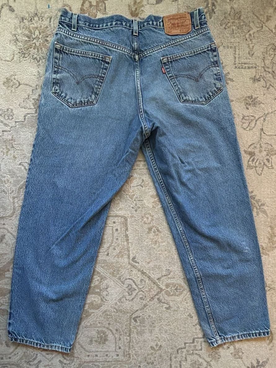 Levi's 550 Relaxed Fit Size W36 L30 Blue Denim Jeans 10