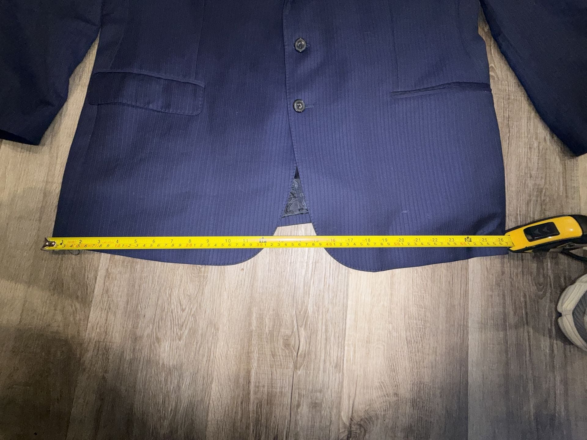 J.S. A. Bank Reserve Liberty Blazer Suit Jacket Blue Pinstripe 8
