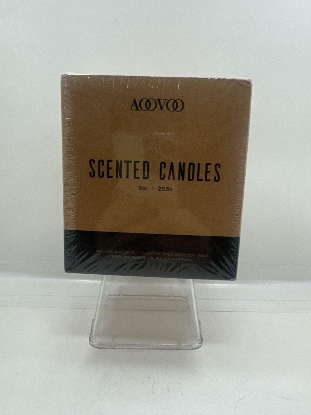 AooVoo Eucalyptus & Peppermint Scented Soy Candle 9ozBB 1