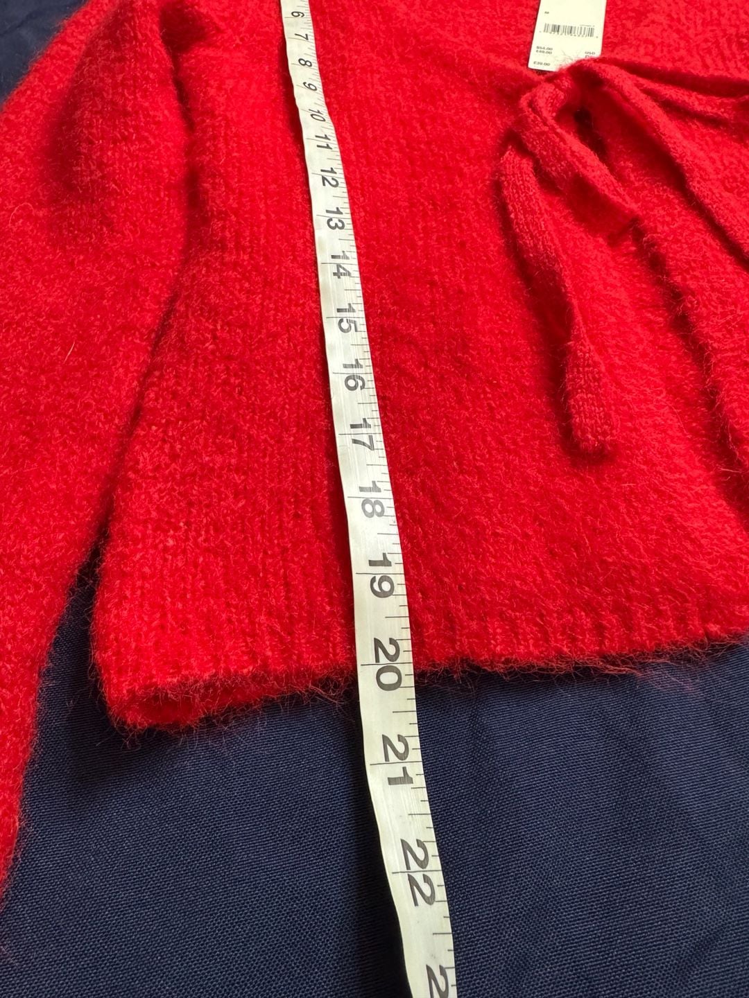 BDG Urban Outfitters Red Fuzzy Tie Front Cardigan M NWT Balletcore 10