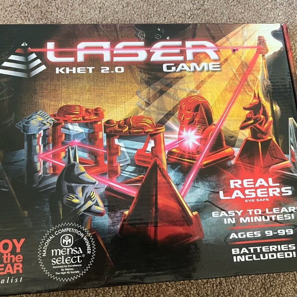 Khet 2.0 Laser Game Strategy Board Game Complete