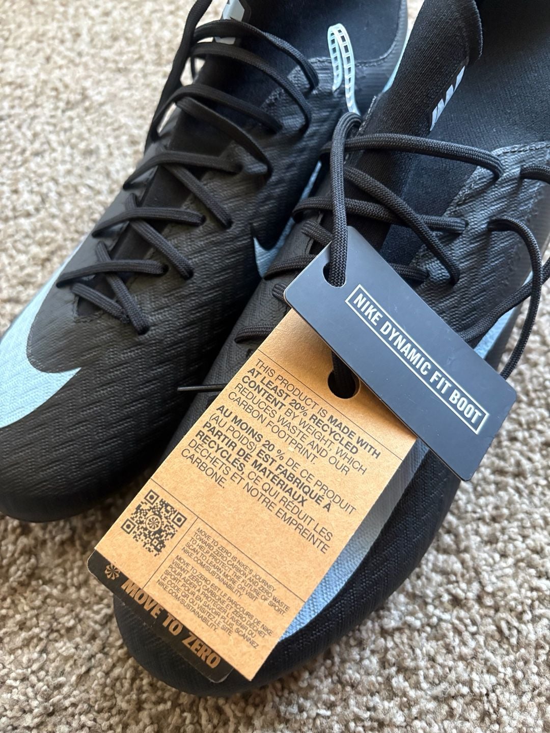 Nike Mercurial Vapor Academy Size 11.5 Cleats 5