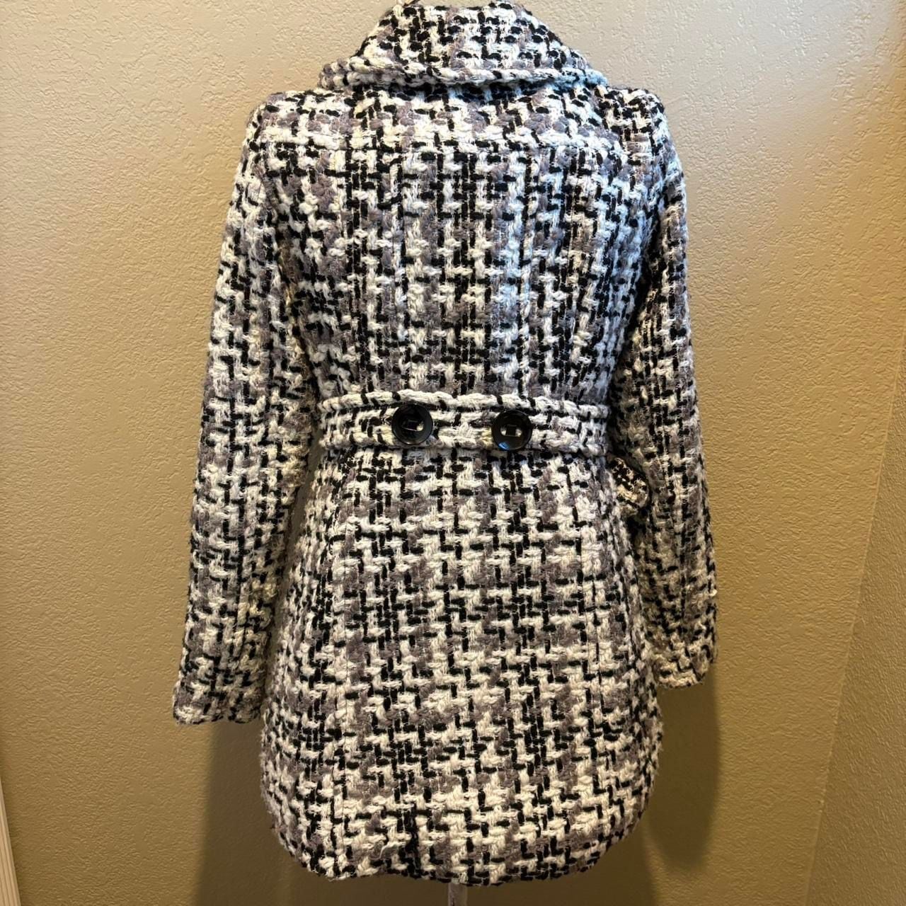 y2k Wet Seal Tweed Pea Coat 4