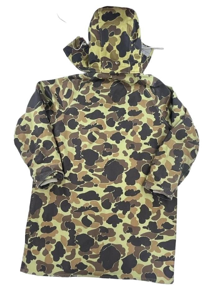 VTG 80s/90s Columbia Gore-Tex Duck Camo Shell Hunting Parka W/ Hood XL 3