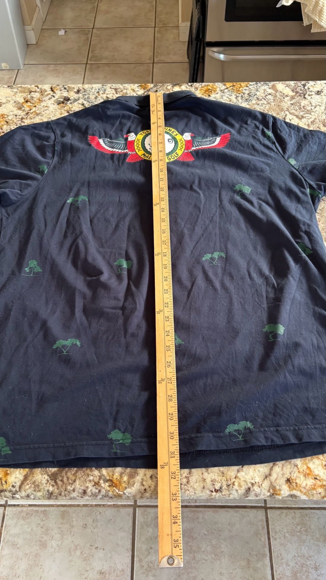 Malbon Golf Torrey Pines Polo Shirt Black 7