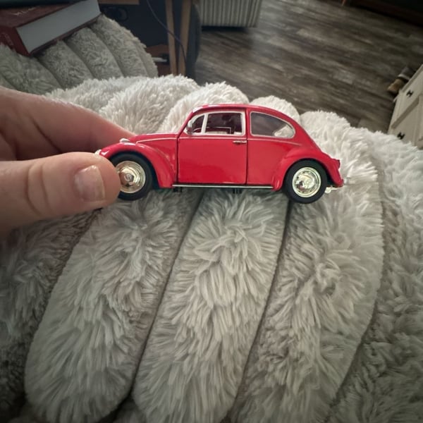 Volkswagen Beetle Red Diecast Model Toy Car