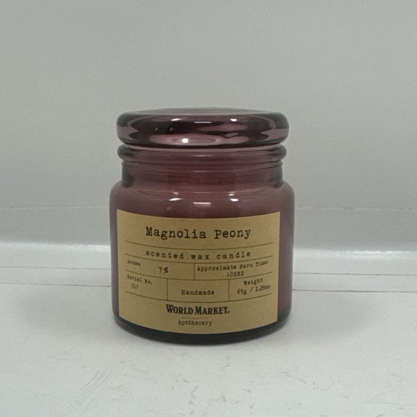 World Market Apothecary Magnolia Peony Scented Wax Candle 2.29 oz