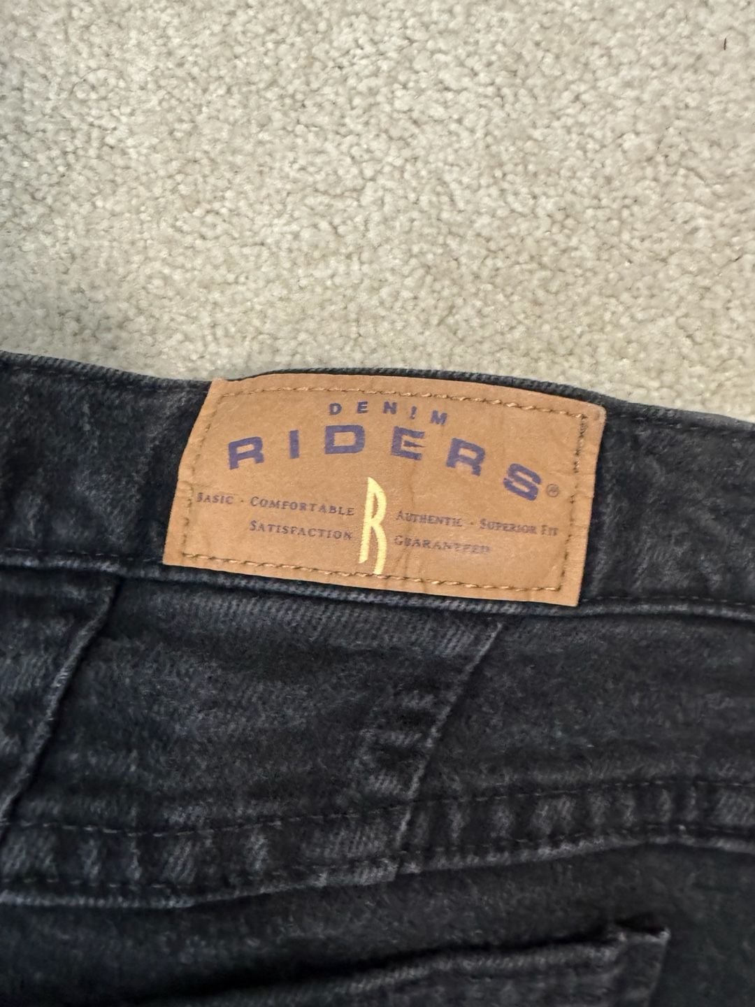 Riders Denim Black Jeans 6