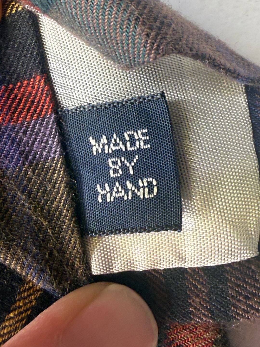 Polo by Ralph Lauren Multicolor Plaid Tartan 100% Cotton Neck Tie 3