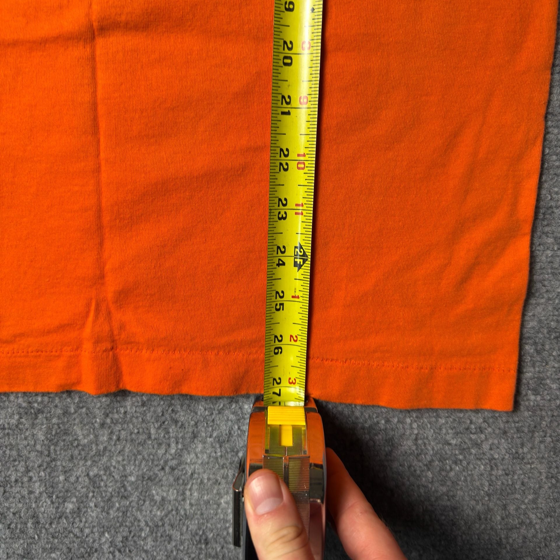 Single Stitch Anvil Happy Halloween Pumpkin T-Shirt Size M Orange 8