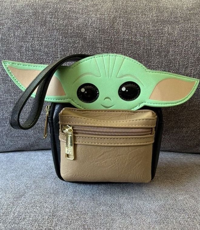 Loungefly Star Wars Grogu The Child Baby Yoda Wristlet Belt Bag Disney Parks 1