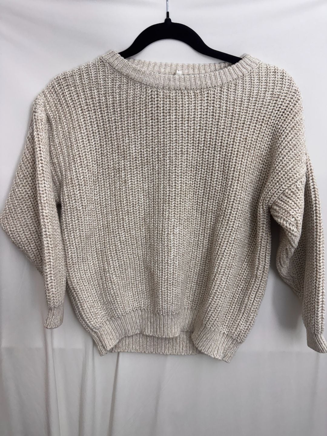 Oat Co ‘Oatmeal’ Chunky Knit Sweater Little Boy 4