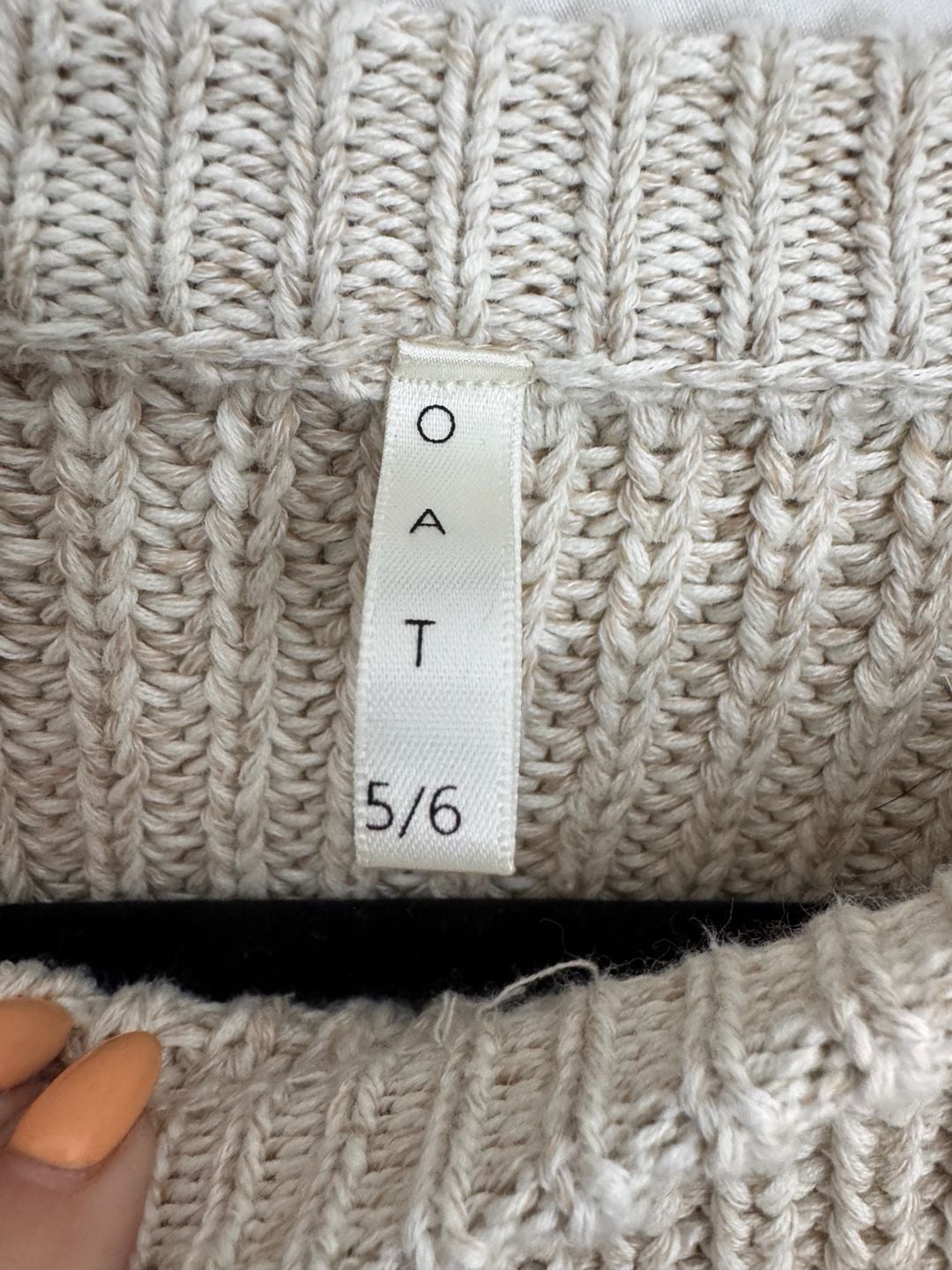 Oat Co ‘Oatmeal’ Chunky Knit Sweater Little Boy 6