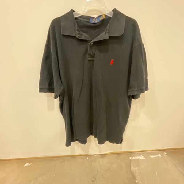 Polo Ralph Lauren Polo Shirt Size 2XB Black Red Pony