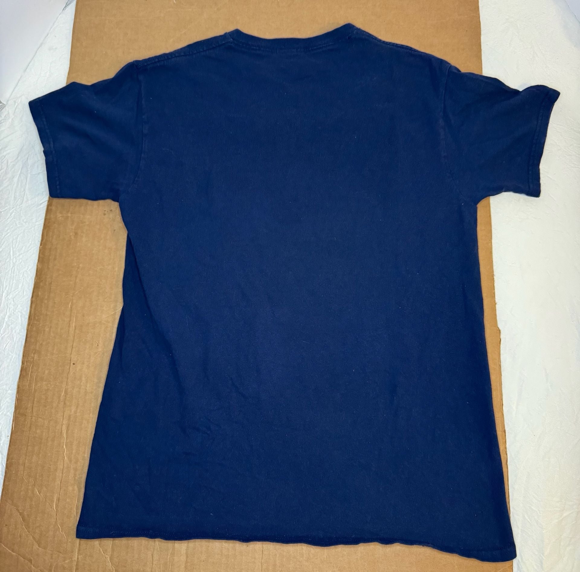 Death Row Records Graphic T-Shirt Navy Blue Short Sleeve Crewneck 5