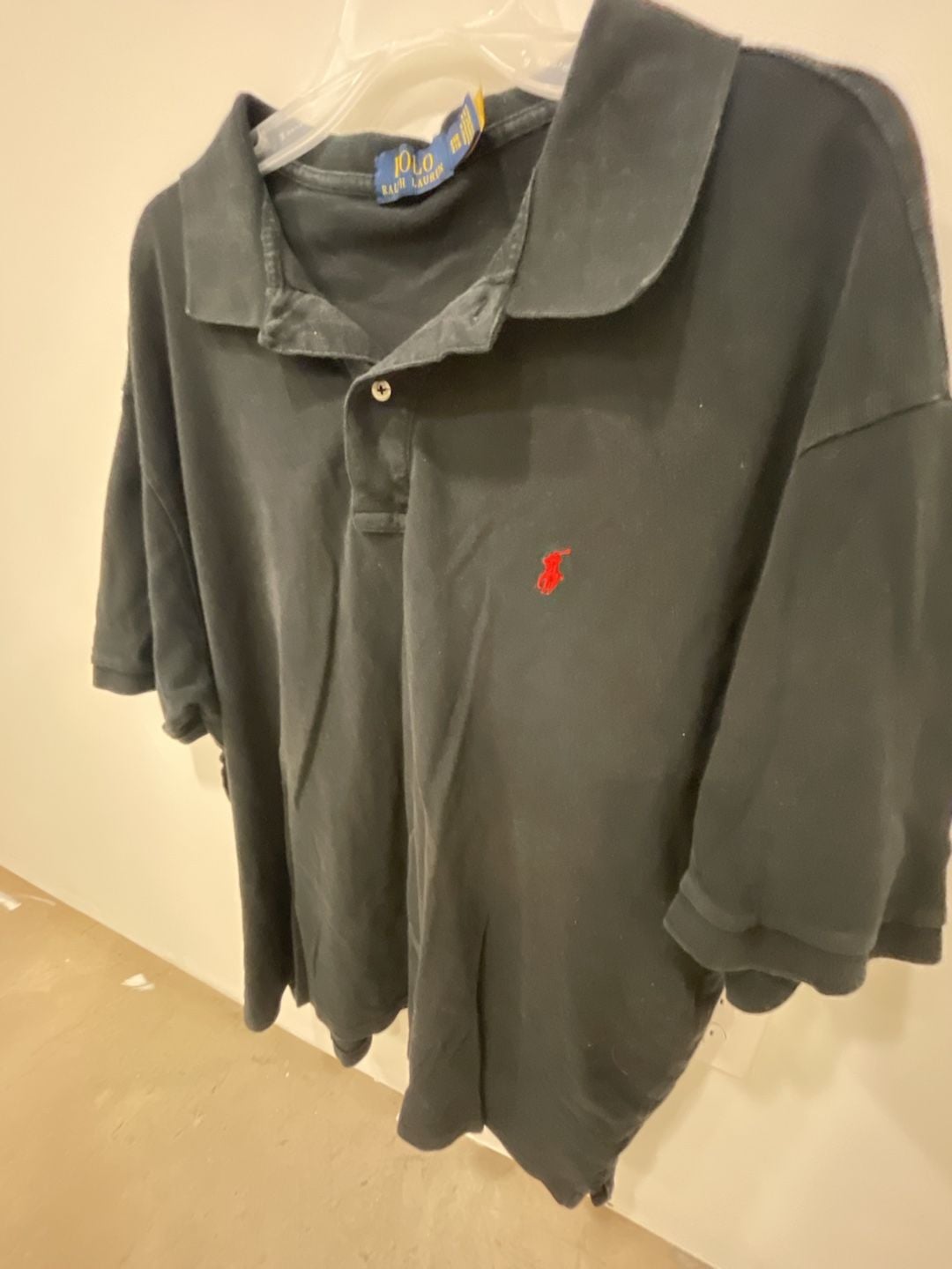 Polo Ralph Lauren Polo Shirt Size 2XB Black Red Pony 4