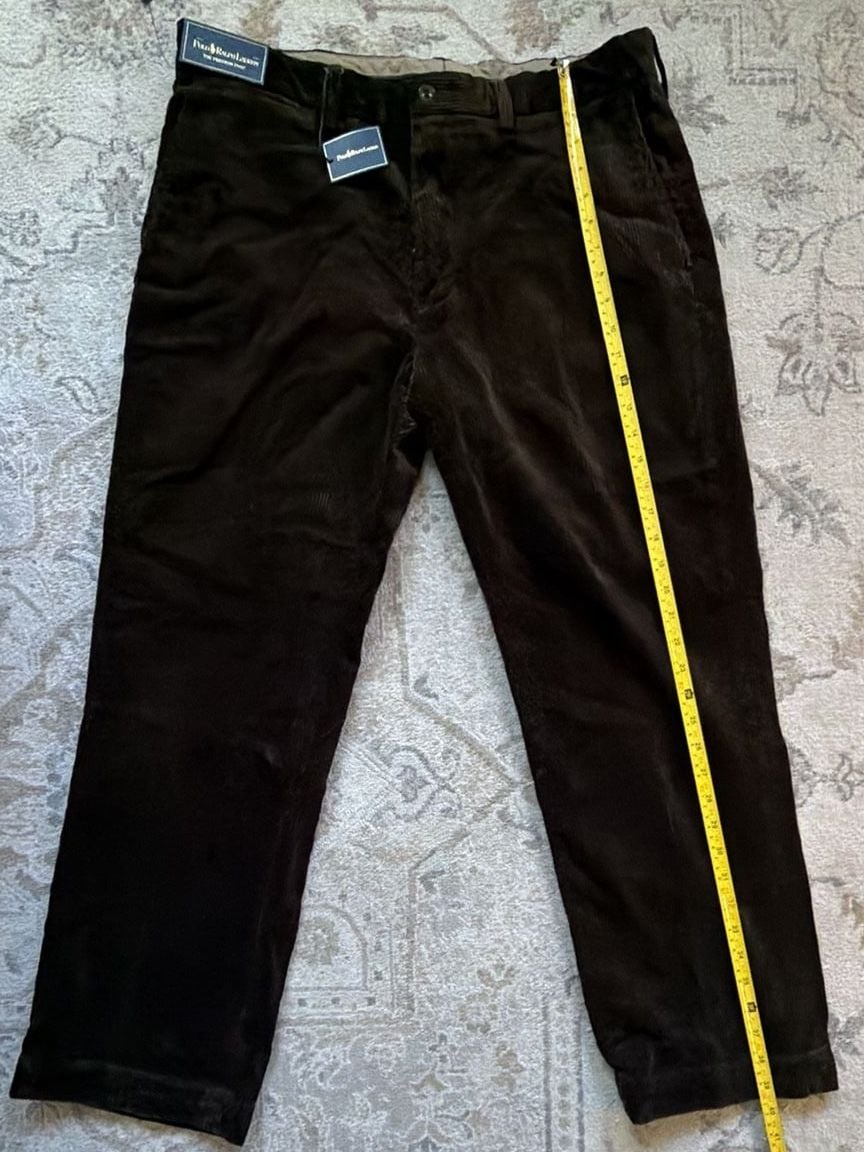 Polo Ralph Lauren The Preston Pant Corduroy Size 36x30 Brown 2