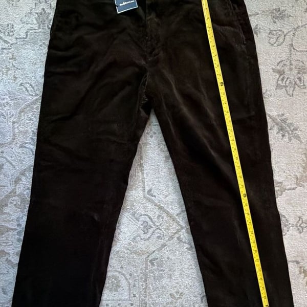 Polo Ralph Lauren The Preston Pant Corduroy Size 36x30 Brown