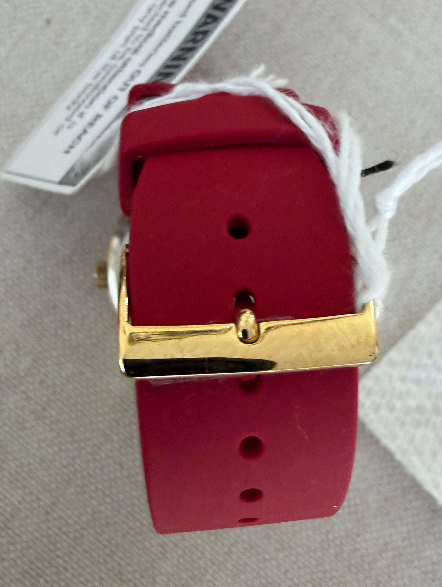 GUESS Ladies Red Gold Tone Analog Watch - U1409G5M 6