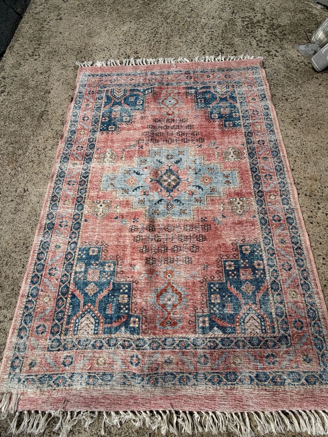 Safavieh Serapi Machine Washable Area Rug Red Blue 2