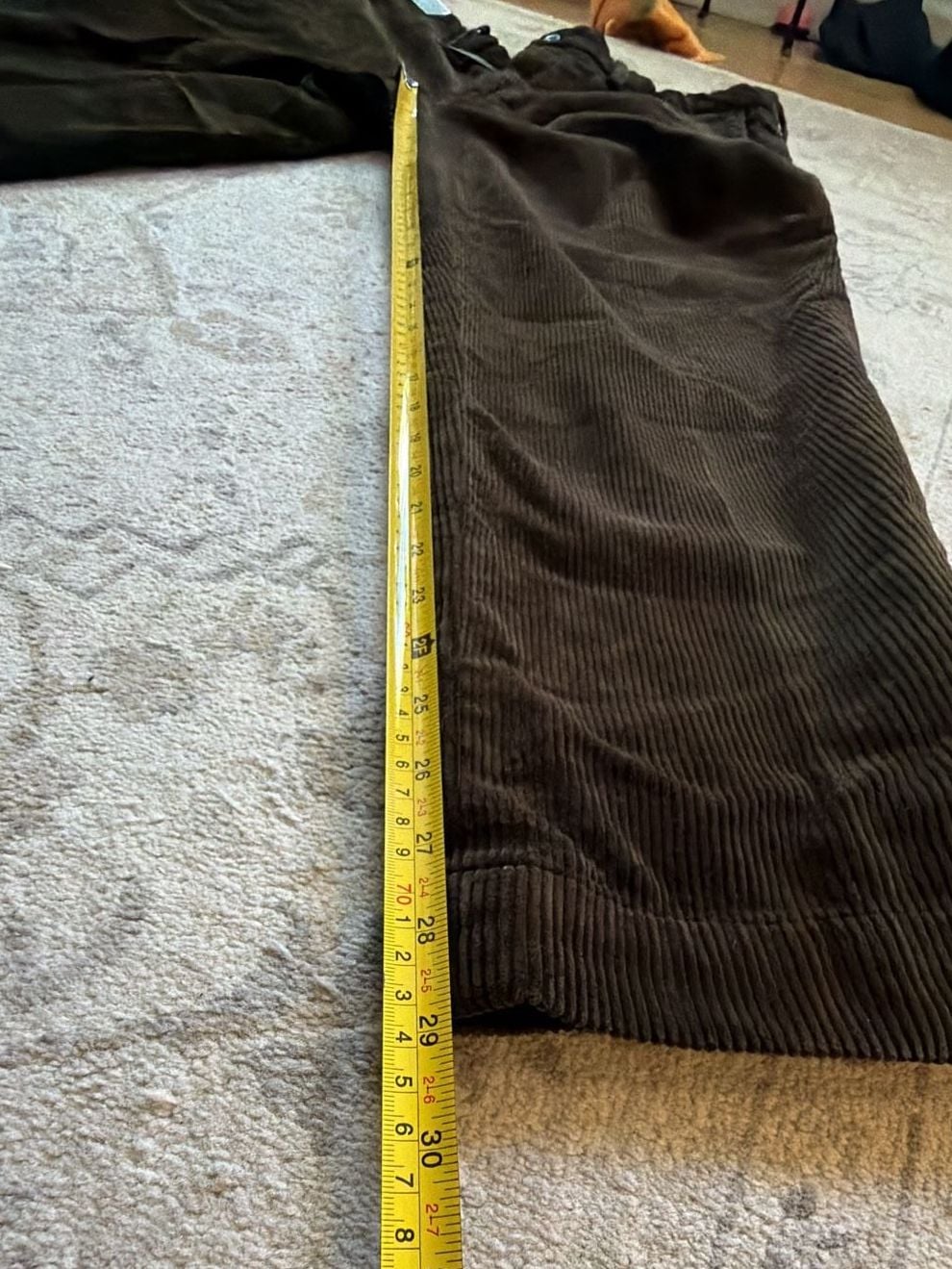 Polo Ralph Lauren The Preston Pant Corduroy Size 36x30 Brown 4