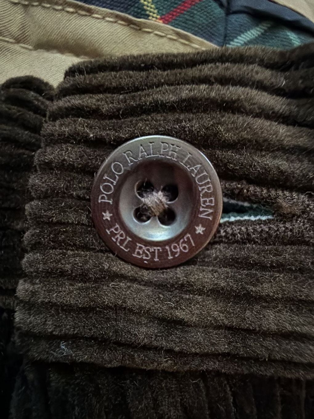 Polo Ralph Lauren The Preston Pant Corduroy Size 36x30 Brown 6
