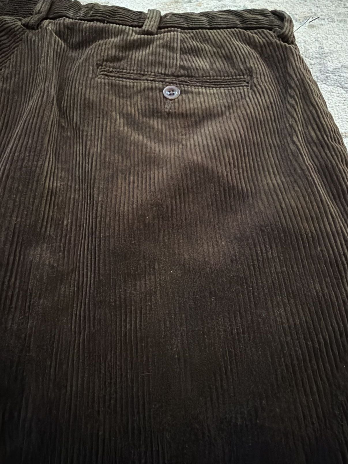 Polo Ralph Lauren The Preston Pant Corduroy Size 36x30 Brown 11