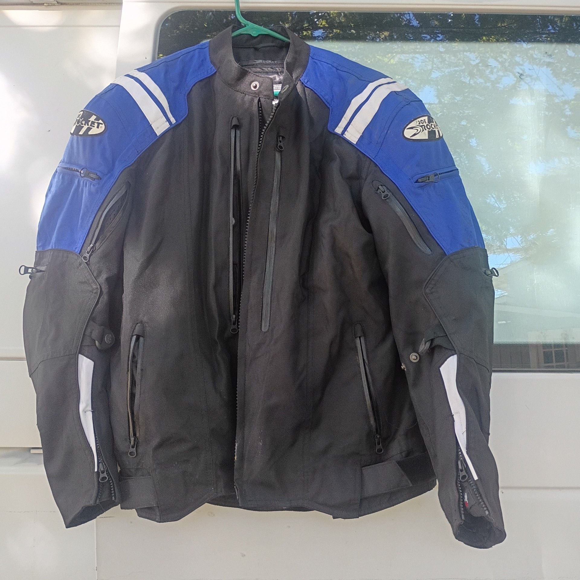 Joe Rocket Atomic 4.0 Motorcycle Jacket Black Blue 2