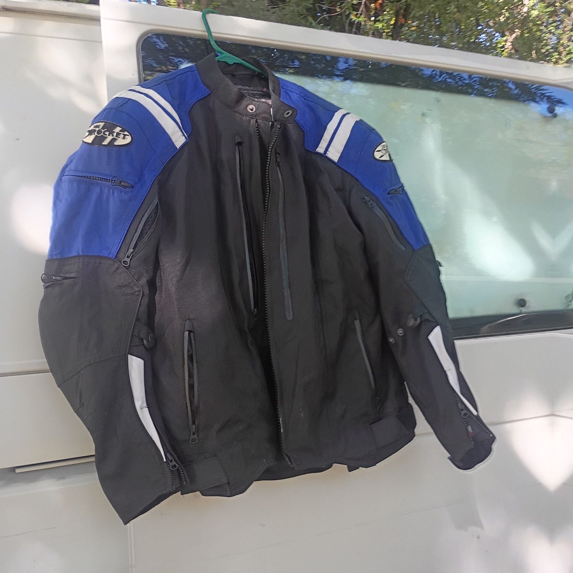 Joe Rocket Atomic 4.0 Motorcycle Jacket Black Blue 5
