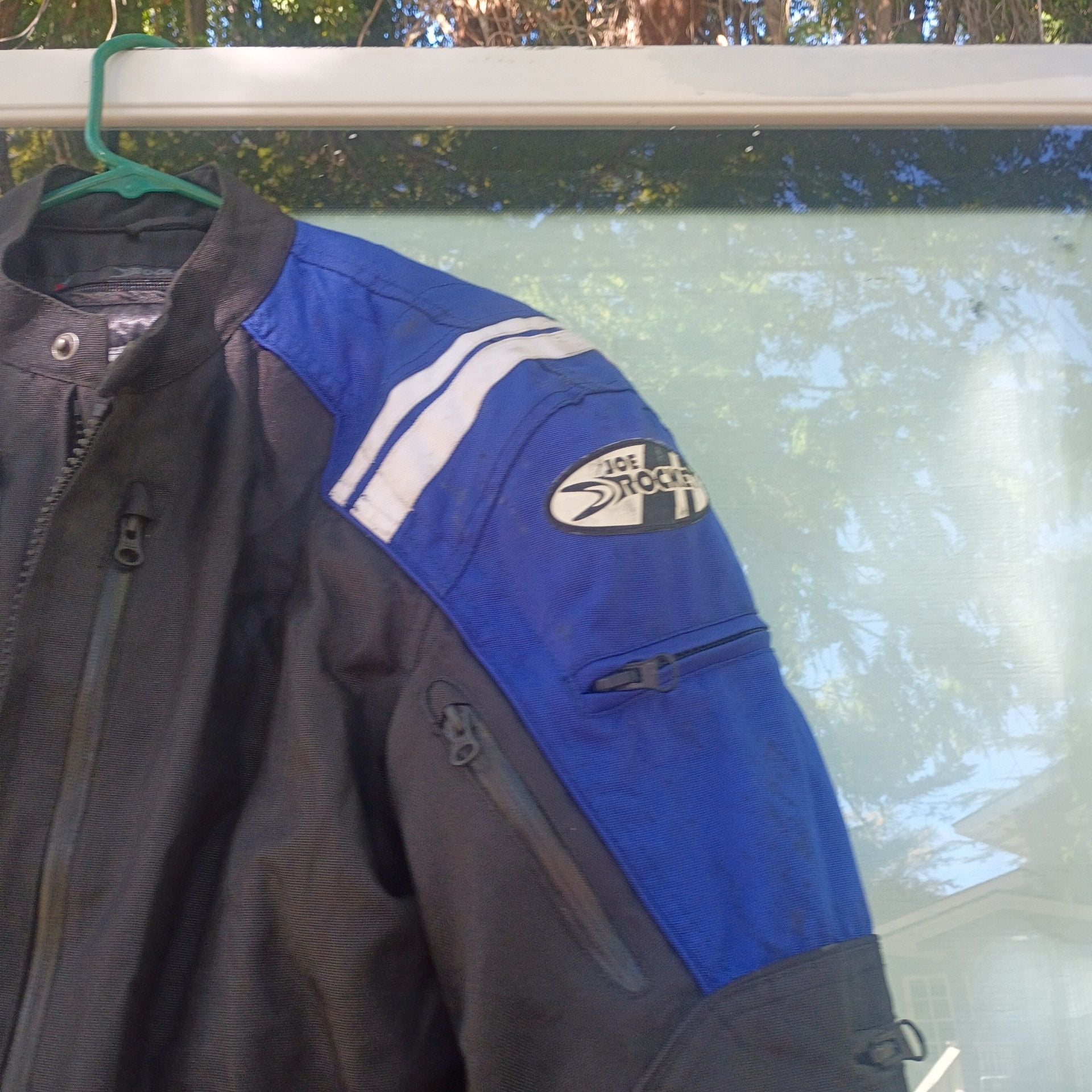 Joe Rocket Atomic 4.0 Motorcycle Jacket Black Blue 10