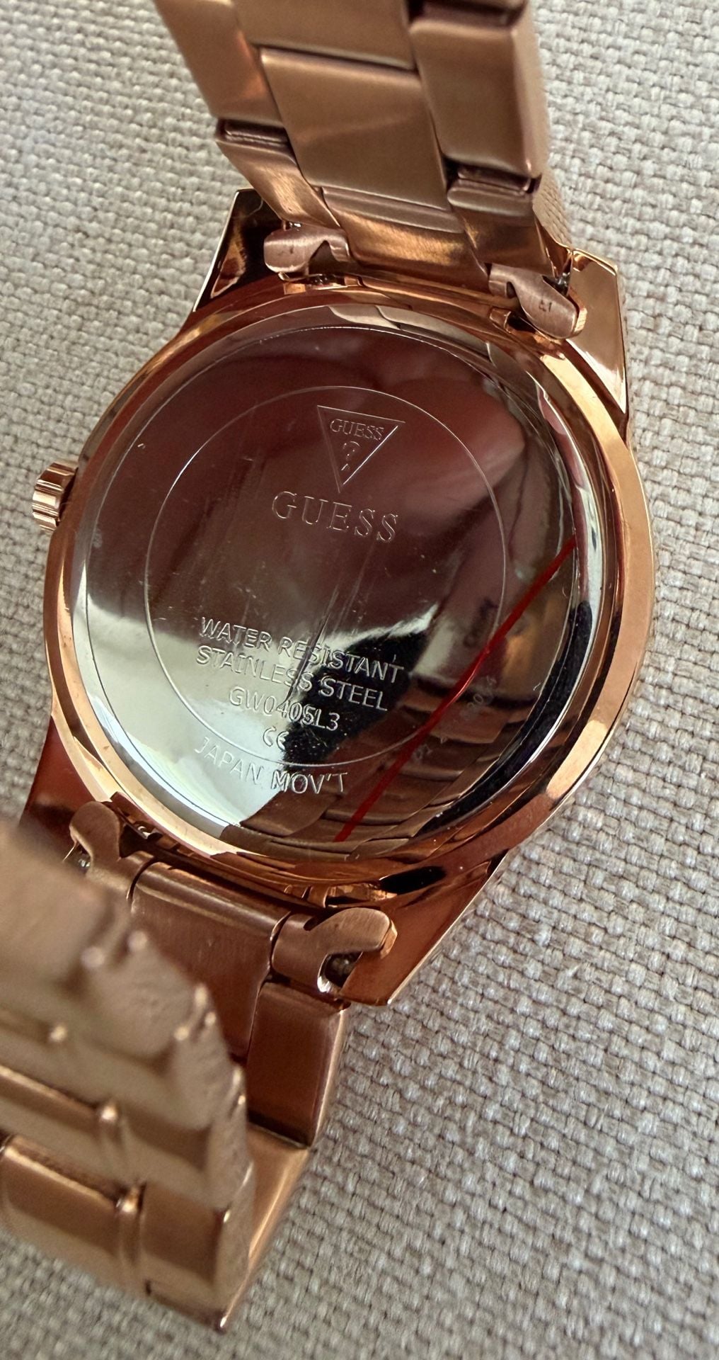 Guess Glitter Burst GW0405L3 Watch Rose Gold Stainless Steel Crystal Bezel 4