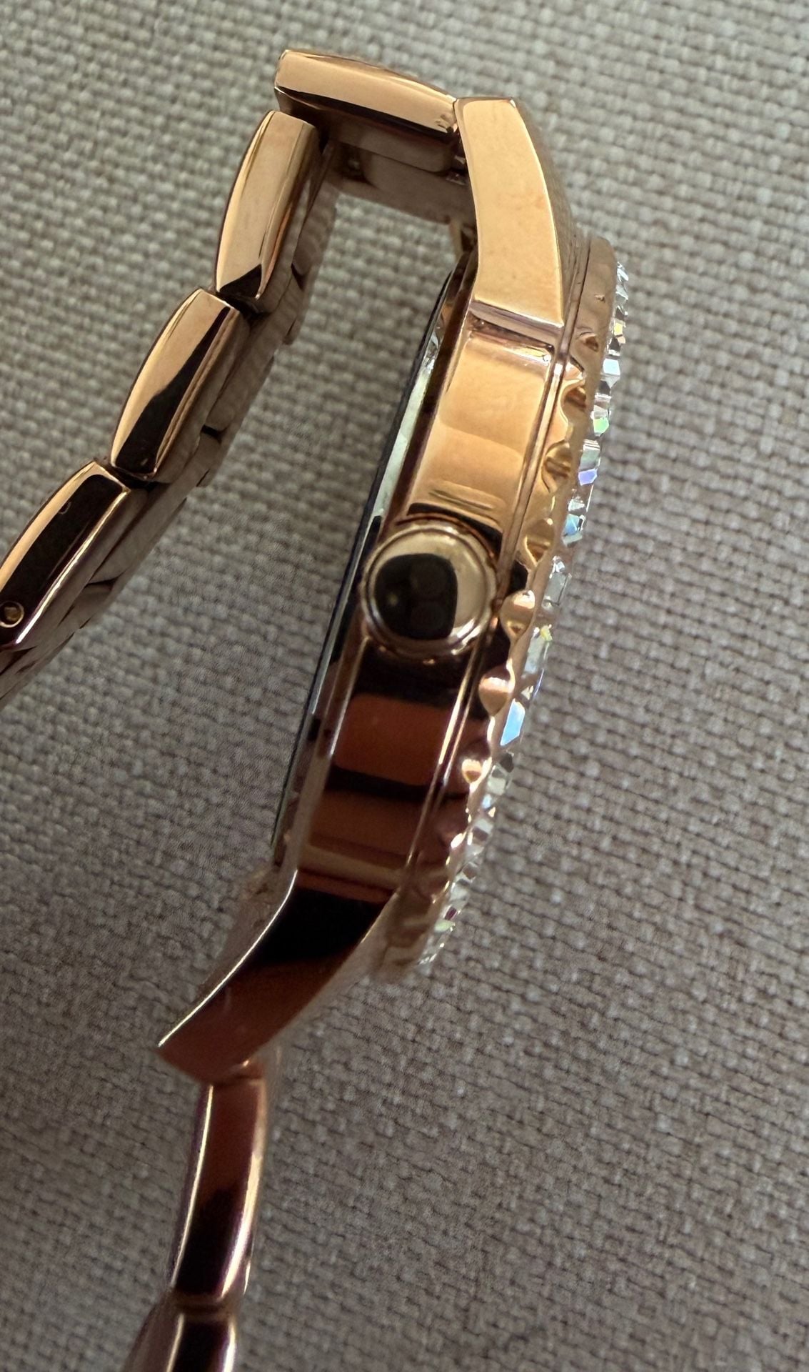 Guess Glitter Burst GW0405L3 Watch Rose Gold Stainless Steel Crystal Bezel 6