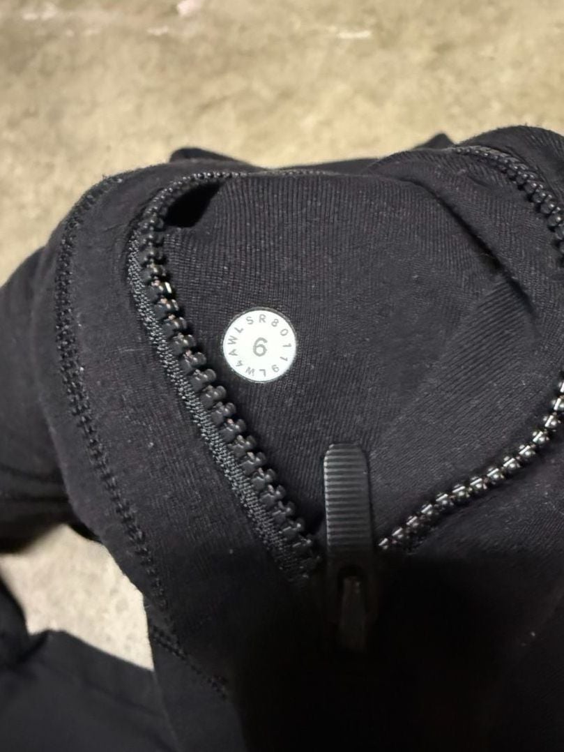 Lululemon Define Jacket Size 6 Black Luon Full Zip Athletic 3