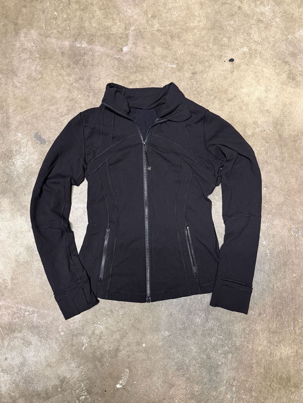 Lululemon Define Jacket Size 6 Black Luon Full Zip Athletic 2