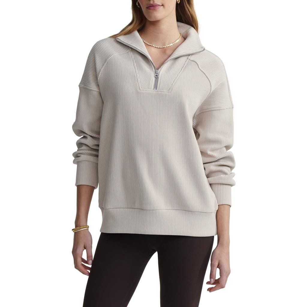 Varley Rheo 2.0 Ottoman Ribbed Half Zip Pullover NEW 2