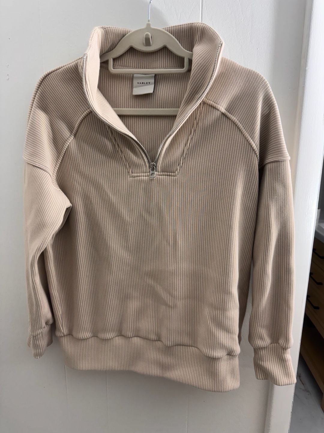 Varley Rheo 2.0 Ottoman Ribbed Half Zip Pullover NEW 4
