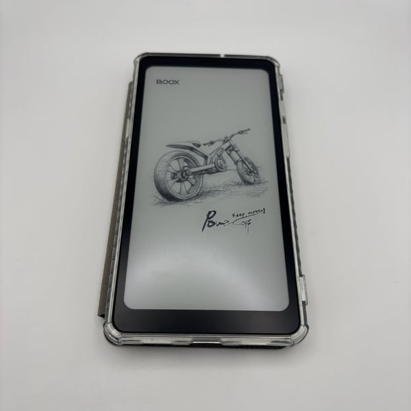 Onyx Boox Palma 1 E-Reader 6.13 Inch Black With Tudia Case